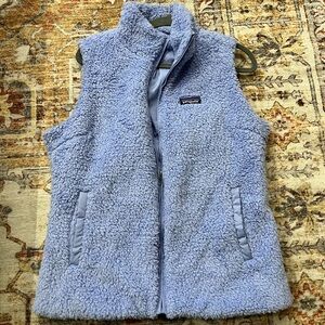 Patagonia Lavender Sherpa Fleece Vest